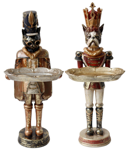 1880 BUTLER-FIGUREN DOG&CAT S/2